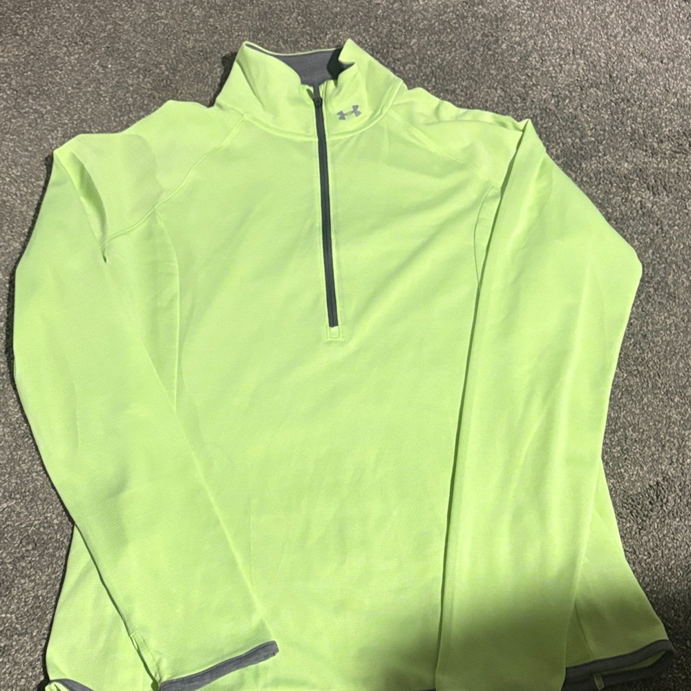 Under Armour Lime Green Performance Pullover